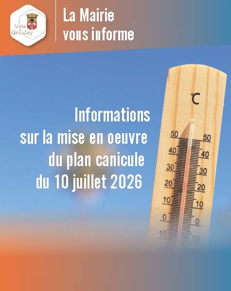 Plan canicule - Vendredi 10 juillet 2026