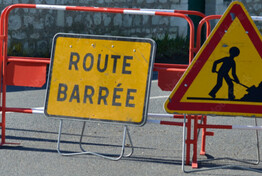 Rue Jean Briquet fermée à la circulation
