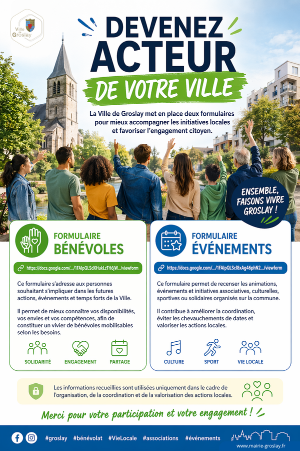 Devenez acteur de votre ville