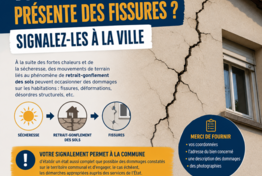 Mouvements de terrain : Signalez les éventuels dommages sur votre habitation !