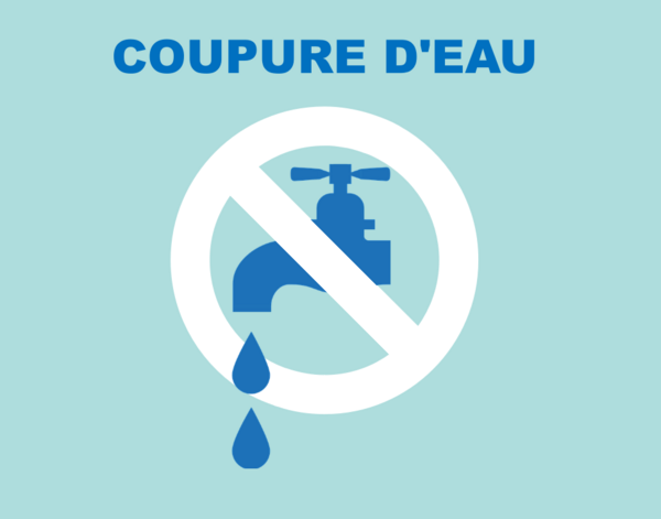 Avis de coupure d'eau