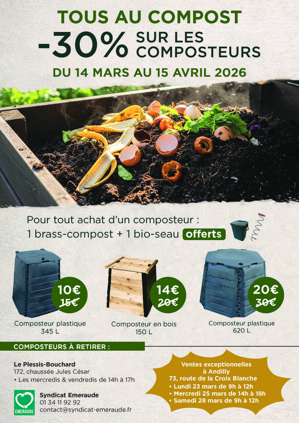 Offrez-vous un composteurs à -30%