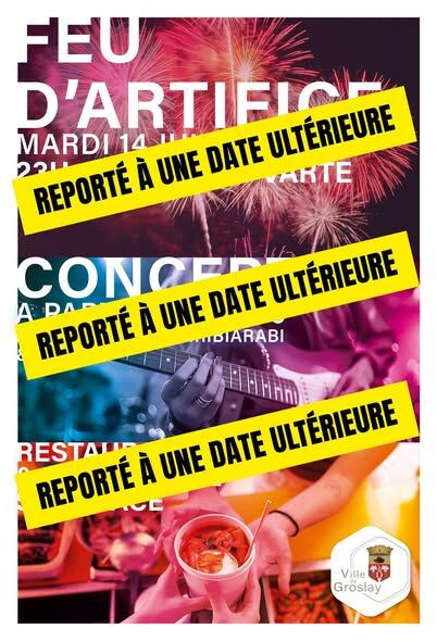 Fête Nationale - Report de la soirée du 14 juillet