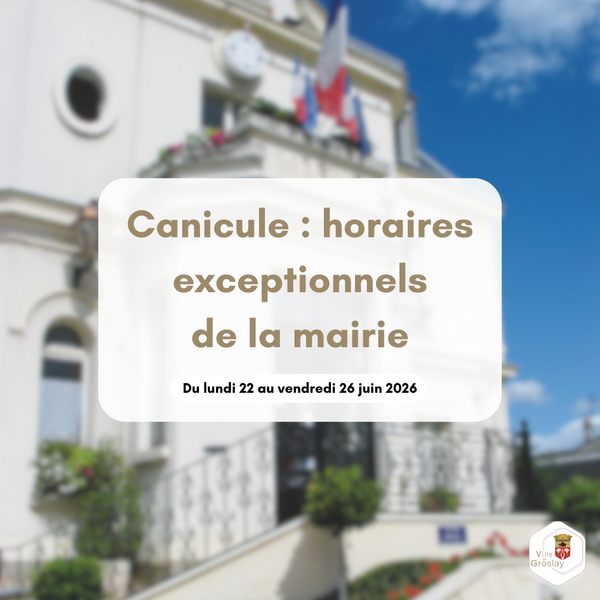 Adaptation exceptionnelle des horaires de la mairie