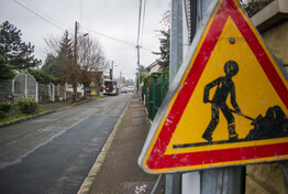Travaux d’extension du réseau d’eau potable rue Jean Bricquet .