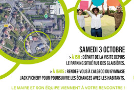 VISITE DE QUARTIER DANS LE SECTEUR DES GLAISIERES 