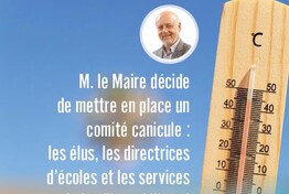 MISE EN PLACE D'UN COMITE CANICULE 22/06/2026