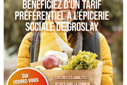 Etudiants Groslaysiens - Tarif préférentiel à l'épicerie sociale