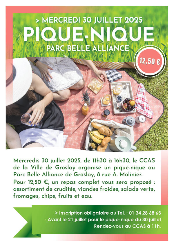 Pique-nique au parc Belle Alliance
