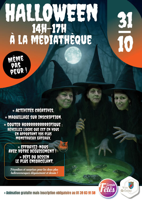 Après-midi Halloween à la Médiathèque