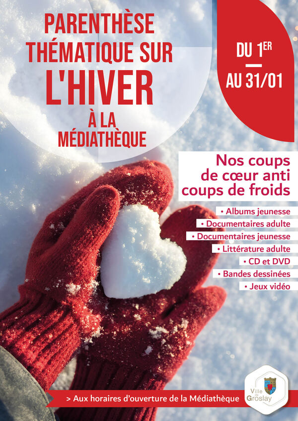 Thématique d'hiver à la Médiathèque