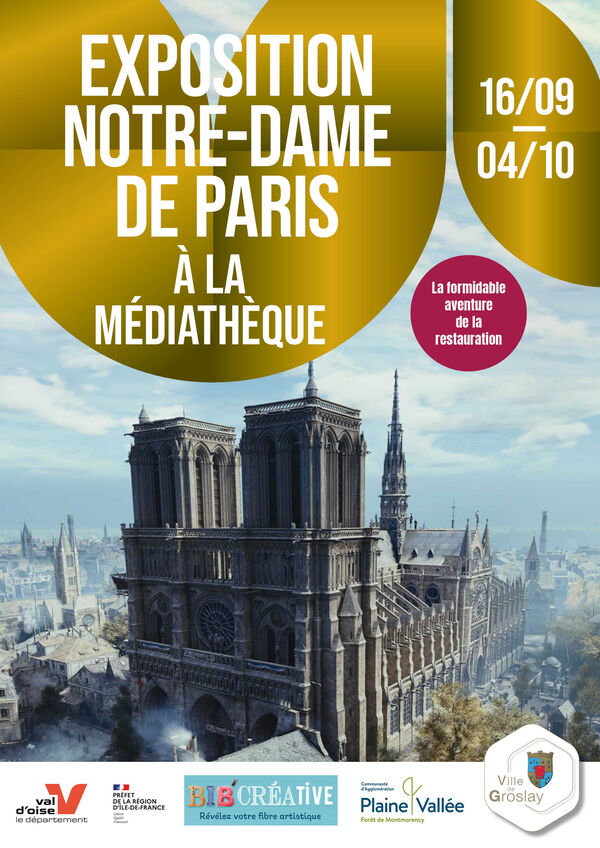 Exposition Notre Dame de Paris à la Médiathèque