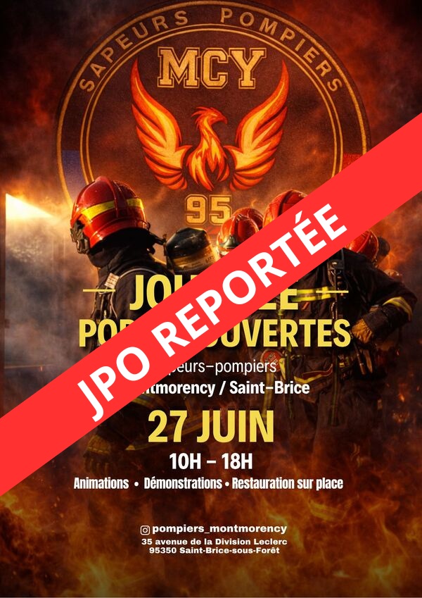 REPORTÉE: Journée Portes Ouvertes des Sapeurs-Pompiers de Montmorency / Saint-Brice