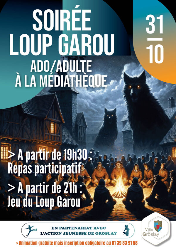 Soirée Loup-Garou à la Médiathèque