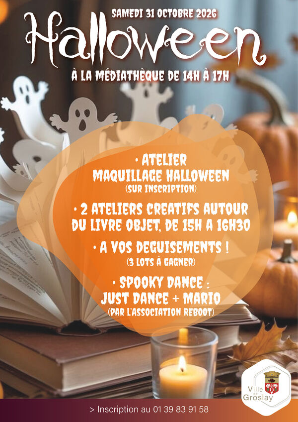 Après-midi Halloween à la Médiathèque