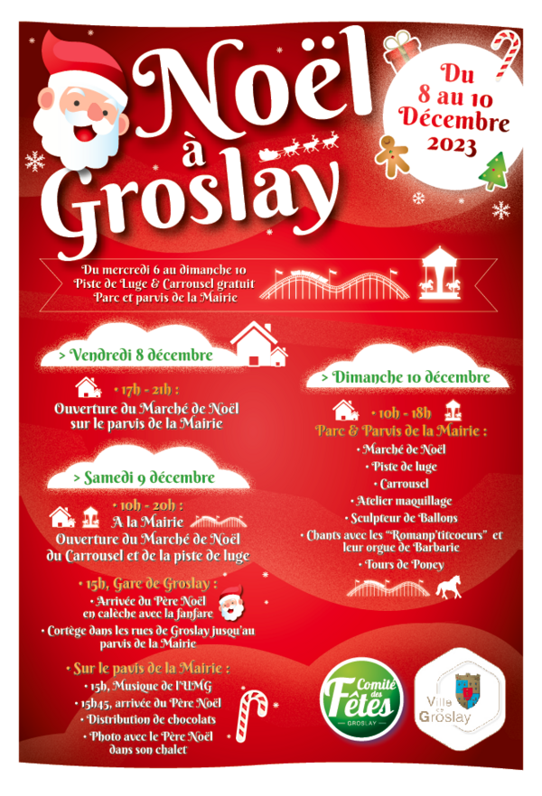 Noël de Groslay, les 8, 9 et 10 décembre
