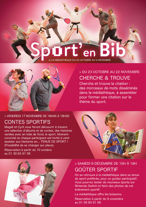 SPORT' EN BIB à la Médiathèque