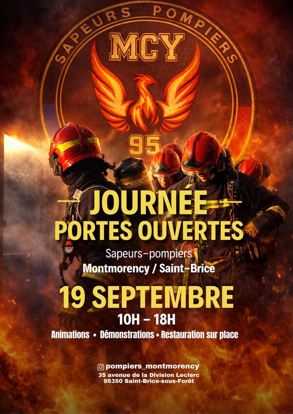 Journée Portes Ouvertes des Sapeurs-Pompiers de Montmorency / Saint-Brice