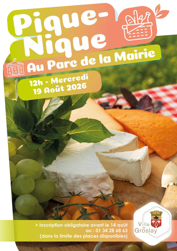 Pique-nique au parc de la Mairie