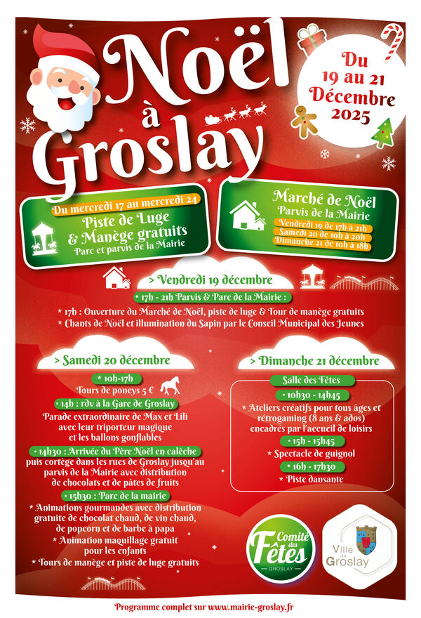 Noël de Groslay, du 19 au 21 décembre