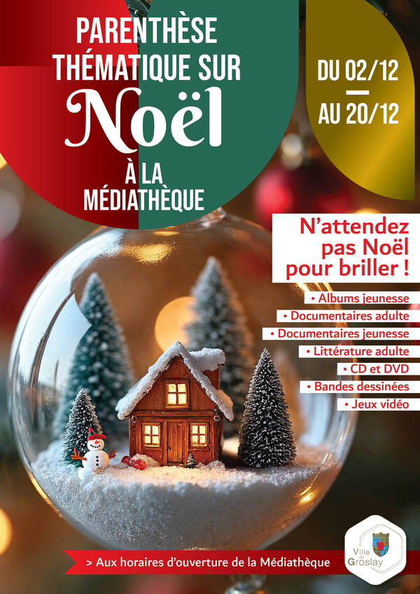 Thématique Noël à la Médiathèque