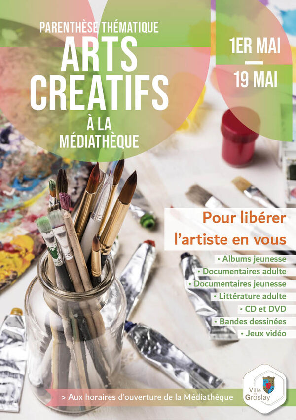 Thématique Arts Créatifs à la Médiathèque